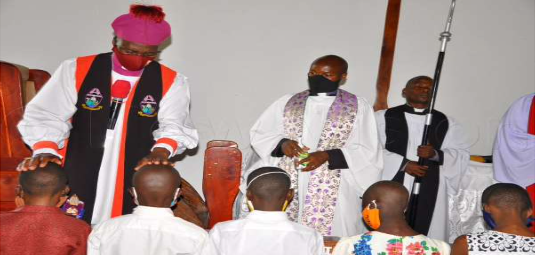 A South Ankole Diocese Bishop Conforming Young Christians