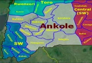 A Map of Ankole in Western Uganda
