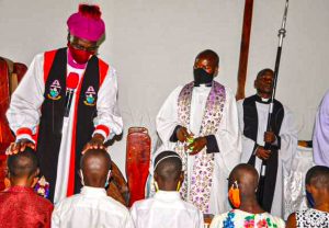 A South Ankole Diocese Bishop Conforming Young Christians