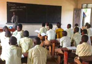 Banyankole Students attending a Class Lesson