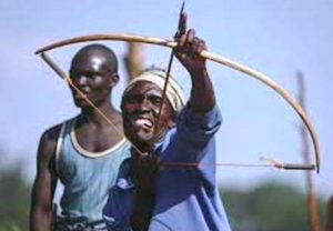 Ironworkers, like bow and arrows for hunting